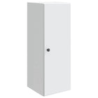 Wandkast 33x34,5x90 cm wit bewerkt hout