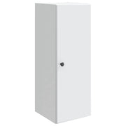 Wandkast 33x34,5x90 cm wit bewerkt hout