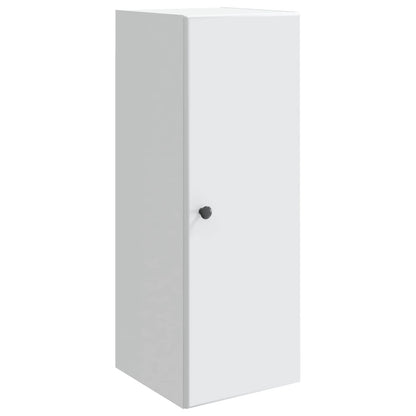Wandkast Wit 33 x 34,5 x 90 cm Bewerkt hout