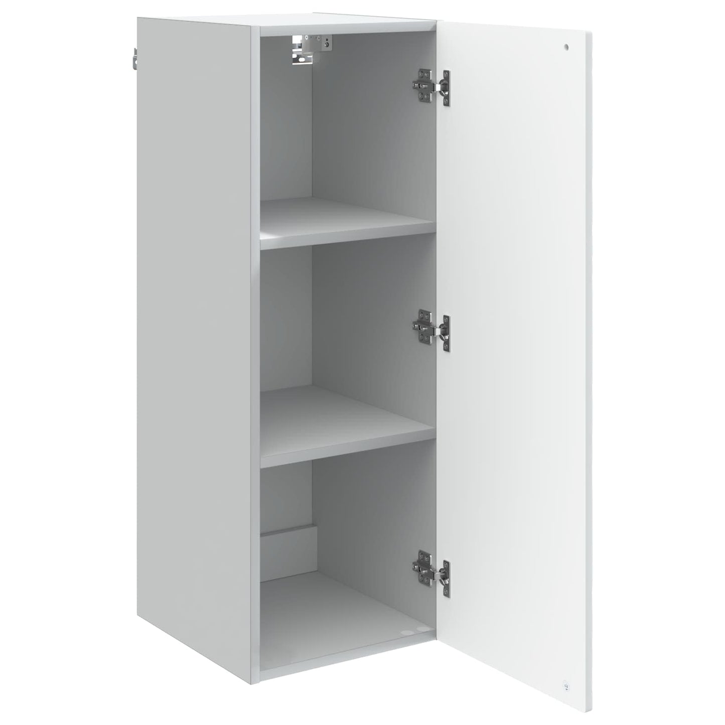Wandkast Wit 33 x 34,5 x 90 cm Bewerkt hout