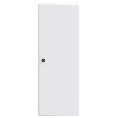 Wandkast Wit 33 x 34,5 x 90 cm Bewerkt hout