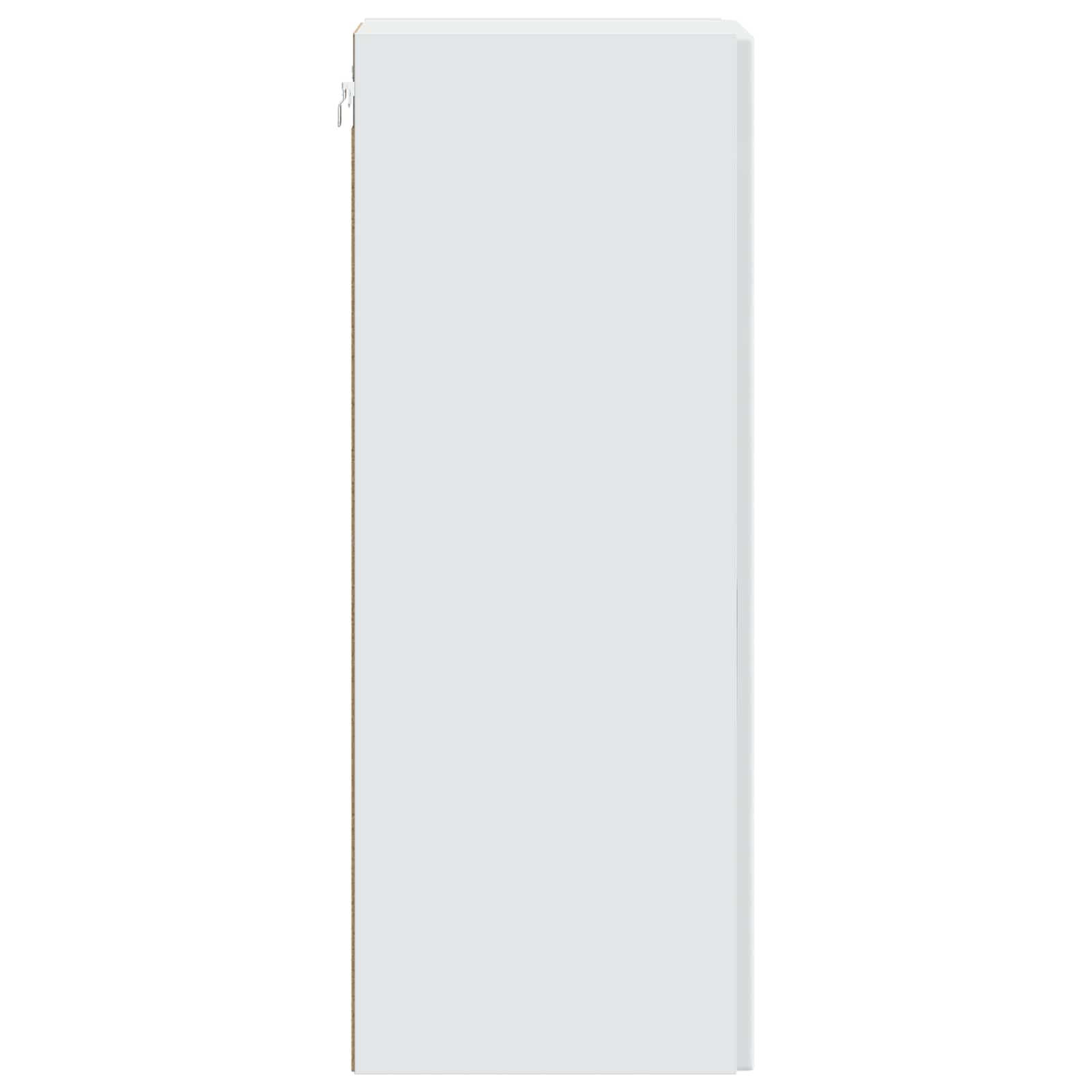Wandkast Wit 33 x 34,5 x 90 cm Bewerkt hout