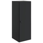 Wandkast zwart 33x34,5x90 cm