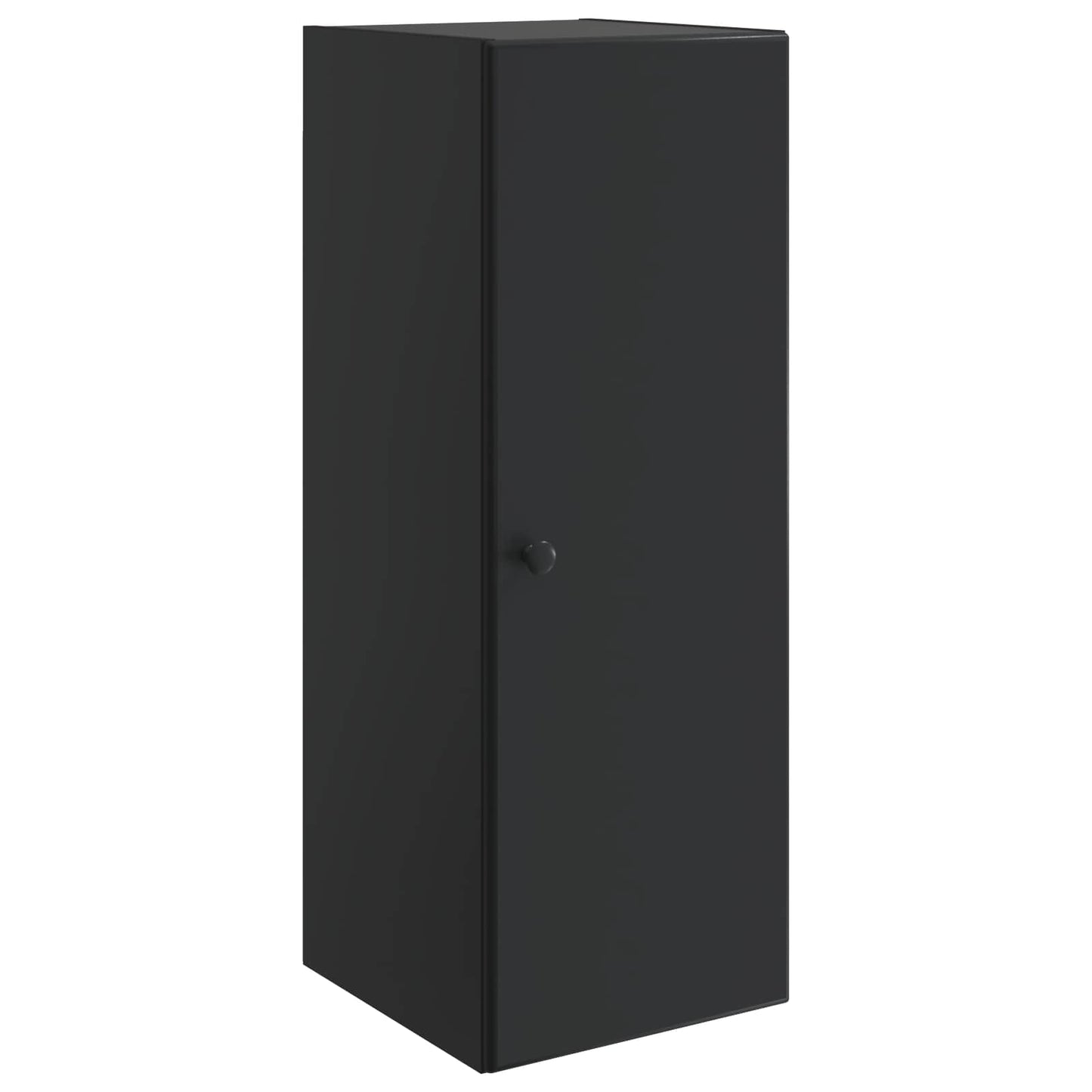 Wandkast Zwart 33 x 34,5 x 90 cm Bewerkt hout