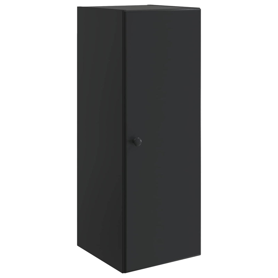 Wandkast Zwart 33 x 34,5 x 90 cm Bewerkt hout