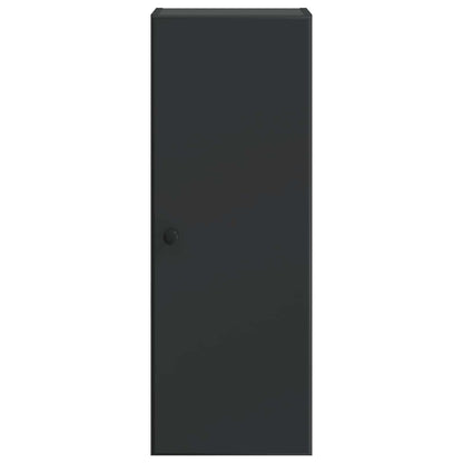 Wandkast Zwart 33 x 34,5 x 90 cm Bewerkt hout