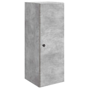 Wandkast 33x34,5x90 cm betongrijs bewerkt hout