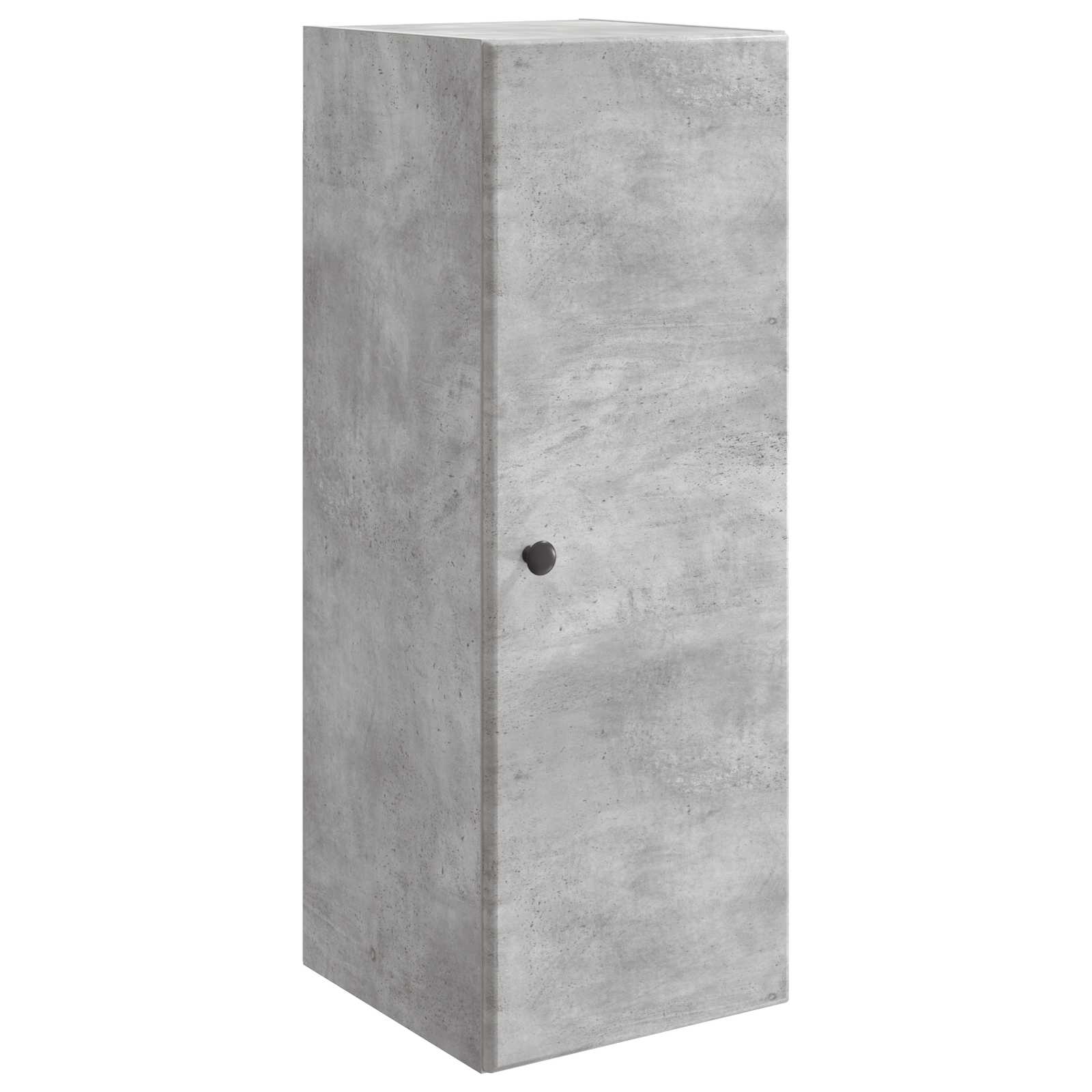 Wandkast Betongrijs 33 x 34,5 x 90 cm Bewerkt hout