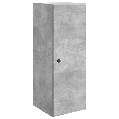 Wandkast Betongrijs 33 x 34,5 x 90 cm Bewerkt hout