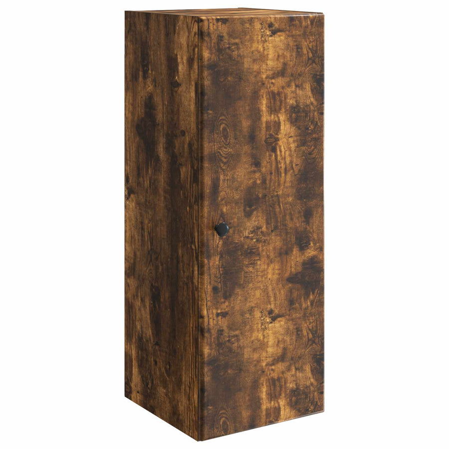 Wandkast Gerookt eiken 33 x 34,5 x 90 cm Bewerkt hout