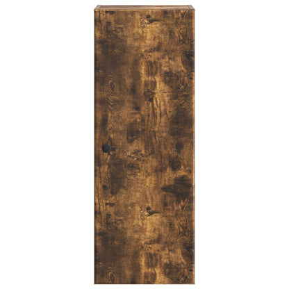 Wandkast Gerookt eiken 33 x 34,5 x 90 cm Bewerkt hout