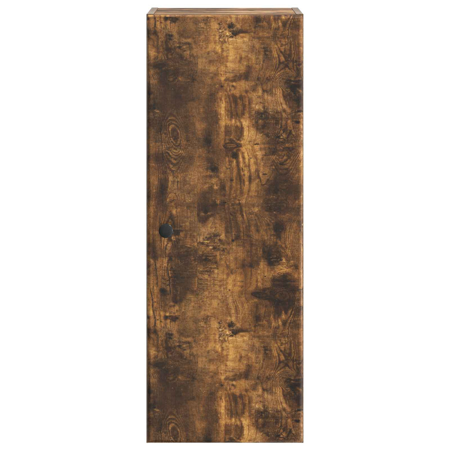Wandkast Gerookt eiken 33 x 34,5 x 90 cm Bewerkt hout