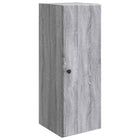 Wandkast 33x34,5x90 cm grijs Sonoma bewerkt hout
