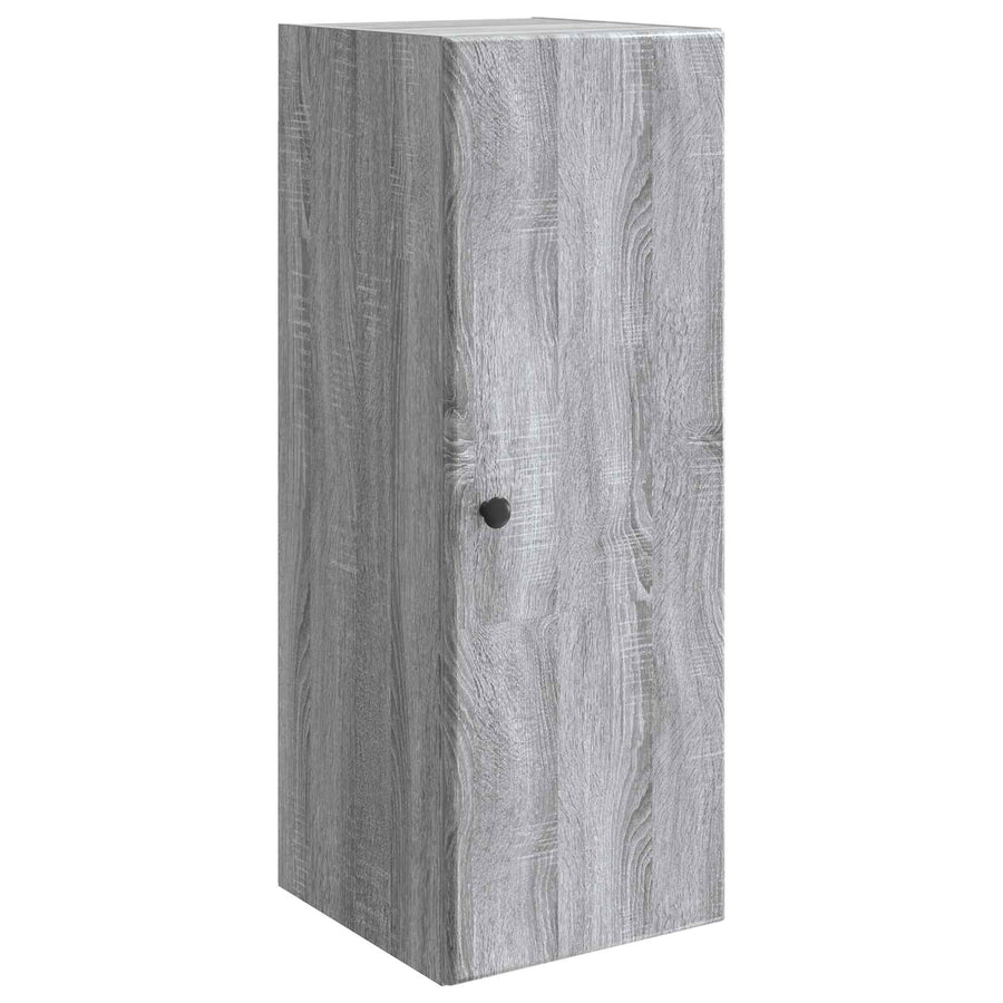 Wandkast Grijs Sonoma 33 x 34,5 x 90 cm Bewerkt hout