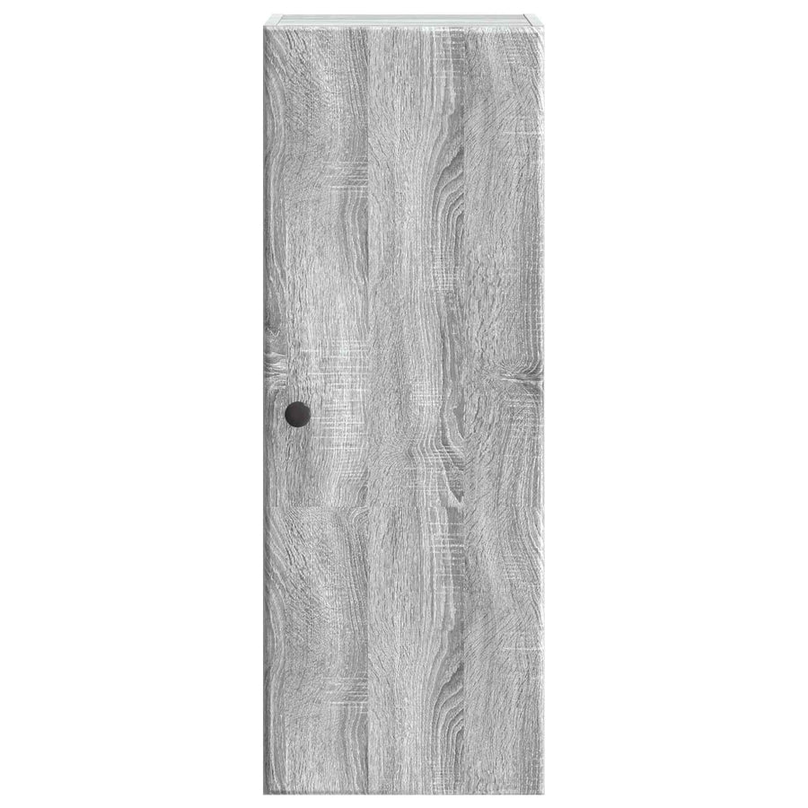 Wandkast Grijs Sonoma 33 x 34,5 x 90 cm Bewerkt hout
