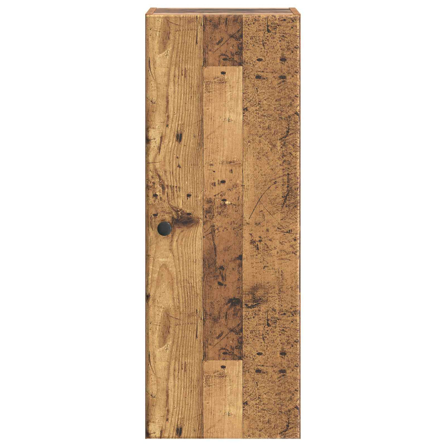 Wandkast Oud hout 33 x 34,5 x 90 cm Bewerkt hout