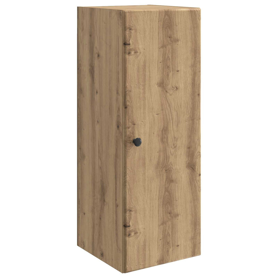 Wandkast Artisanaal eiken 33 x 34,5 x 90 cm Bewerkt hout