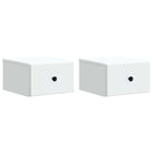 Wall Bracket for Wall Bed 2 pcs White 34.5 x 33 x 20 cm Engineered wood