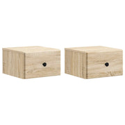 Nachtkastjes 2 stuks Sonoma eiken 34,5x33x20 cm