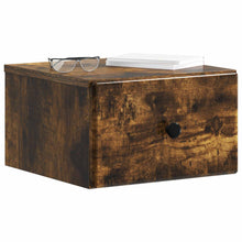 Wandbeugel Bedkast Gerookt eiken 34,5 x 33 x 20 cm Bewerkt hout