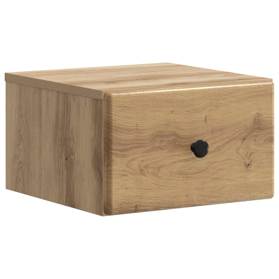 Wandbeugel Bedkast 2 pcs Artisanaal eiken 34,5 x 33 x 20 cm