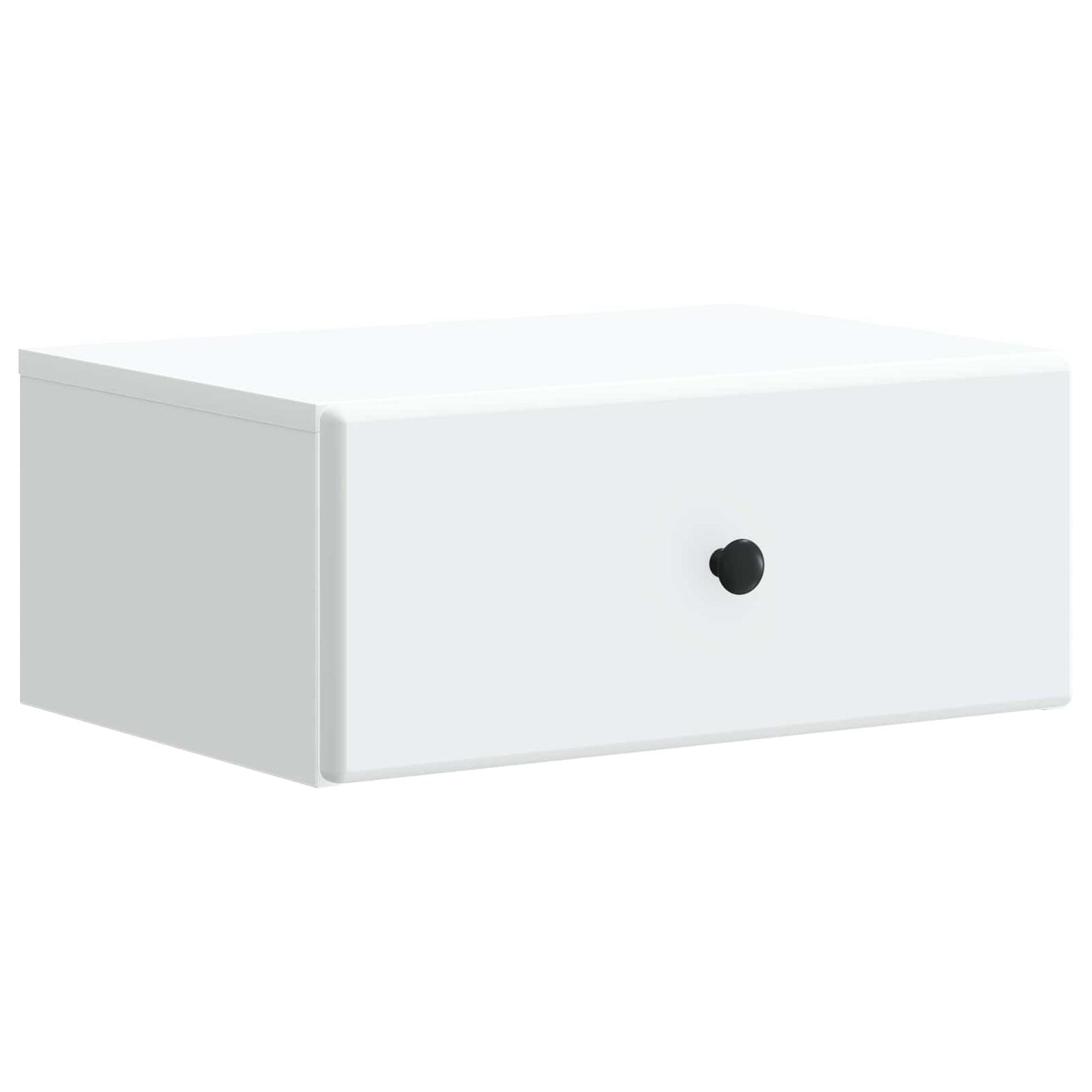 Wandbeugel Bedkast 2 pcs Wit 49 x 34,5 x 20 cm Bewerkt hout