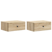 Nachtkastjes 2 stuks Sonoma eiken 49x34,5x20 cm