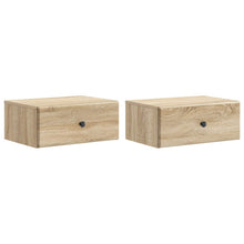 Wandbeugel Bedkast 2 pcs Sonoma Eiken 49 x 34,5 x 20 cm