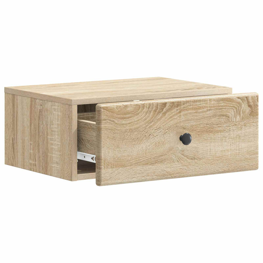 Wandbeugel Bedkast 2 pcs Sonoma Eiken 49 x 34,5 x 20 cm