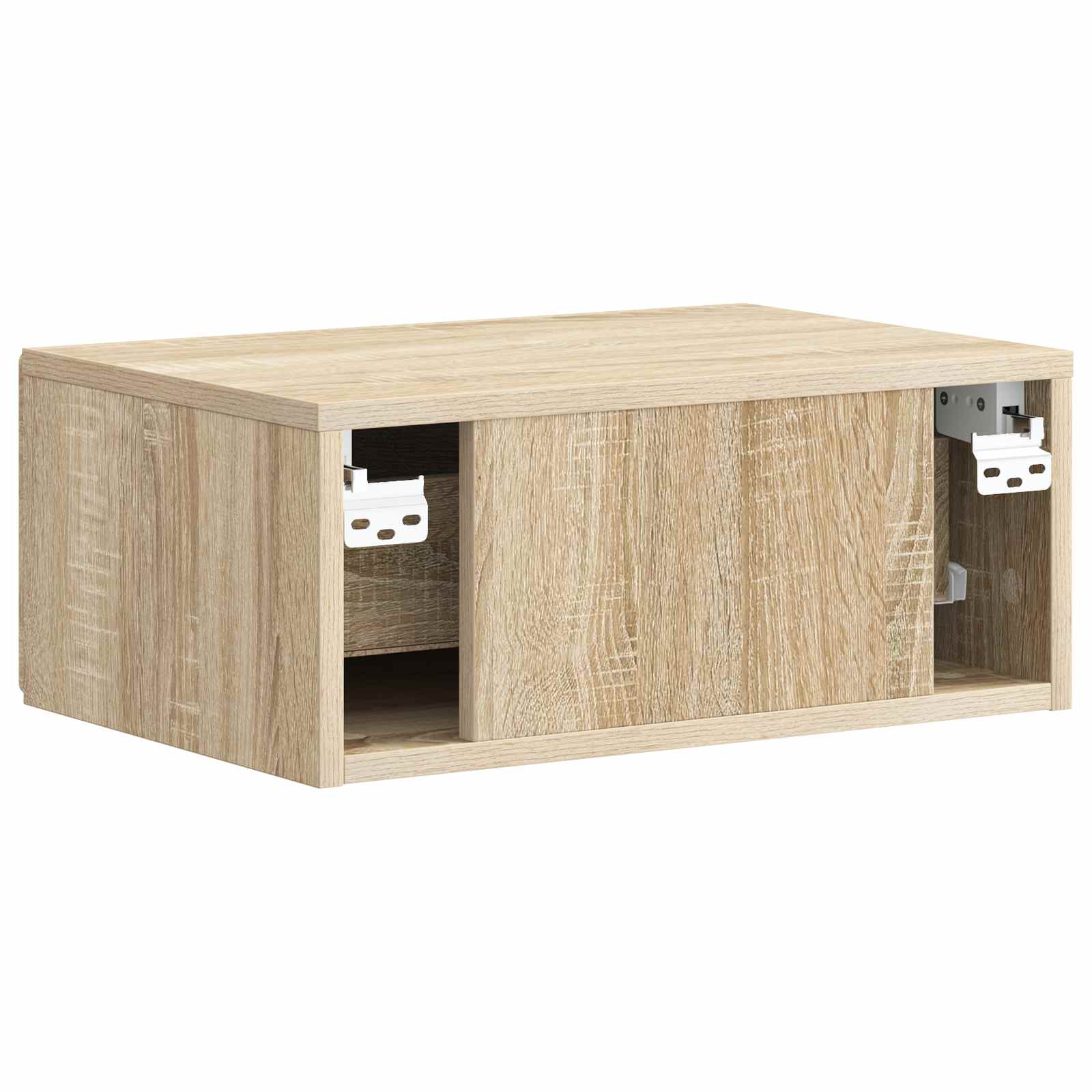 Wandbeugel Bedkast 2 pcs Sonoma Eiken 49 x 34,5 x 20 cm