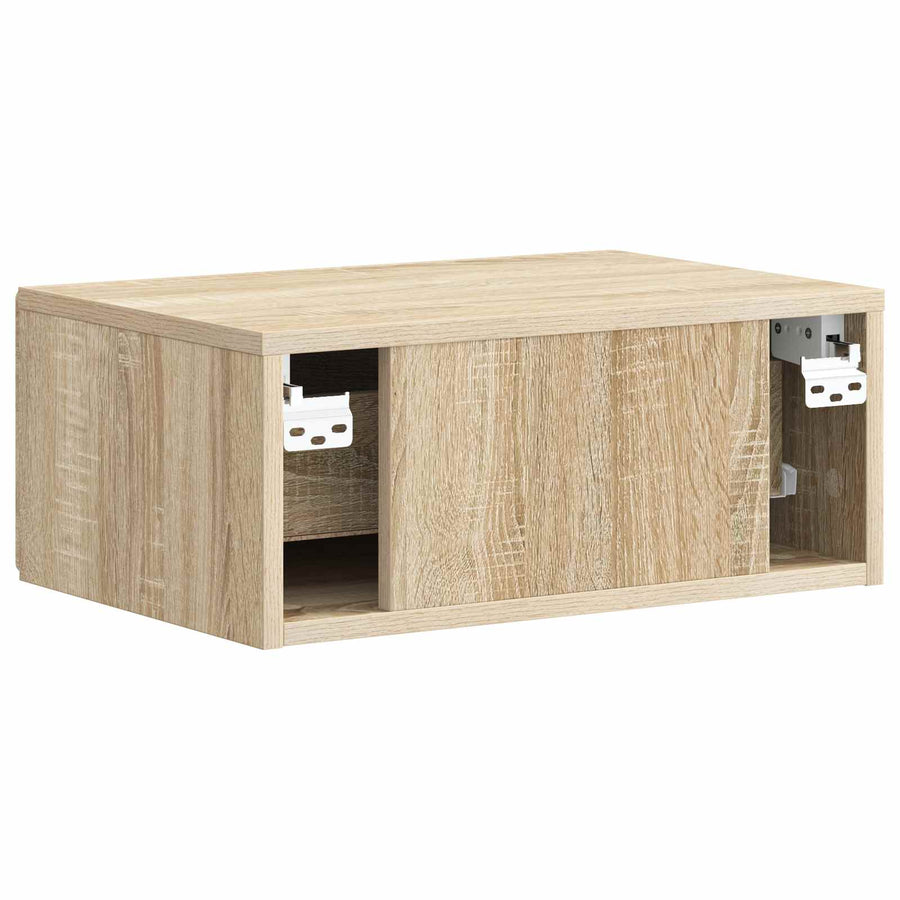 Wandbeugel Bedkast 2 pcs Sonoma Eiken 49 x 34,5 x 20 cm