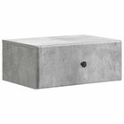 Wandkastje 49x34,5x20 cm betongrijs bewerkt hout