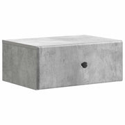 Wandkastje 49x34,5x20 cm betongrijs bewerkt hout