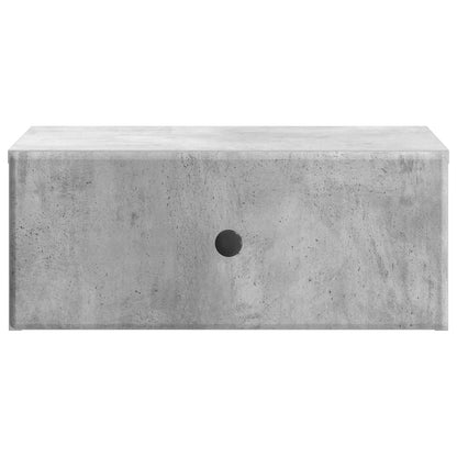 Wandbeugel Bedkast met lade 2 pcs Betongrijs 49 x 34,5 x 20 cm
