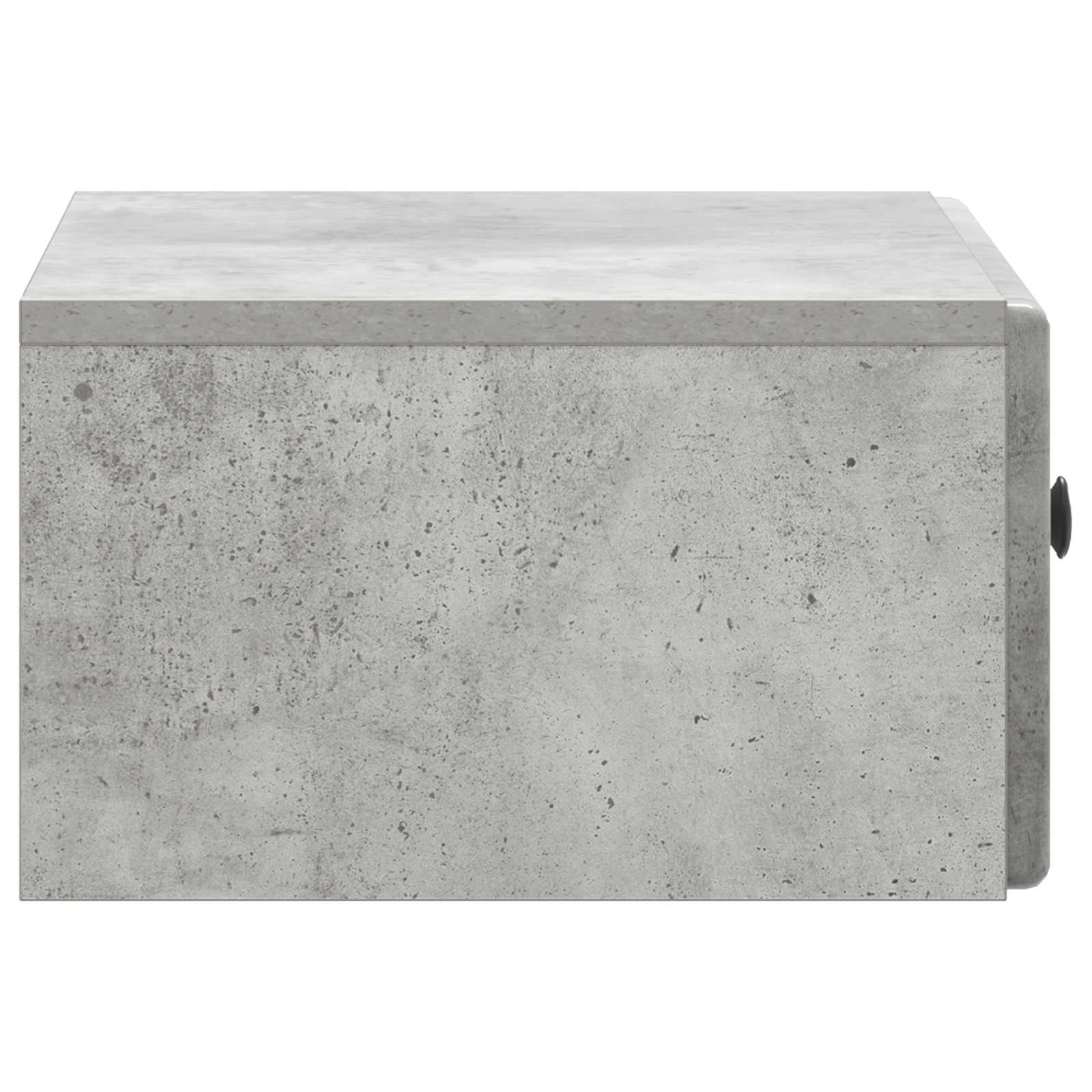Wandbeugel Bedkast met lade 2 pcs Betongrijs 49 x 34,5 x 20 cm