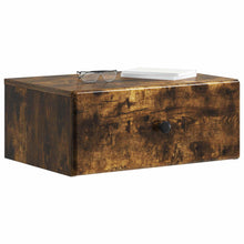 Wandbeugel Bedkast 2 pcs Gerookt eiken 49 x 34,5 x 20 cm
