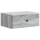 Nachtkastje muurmontage 49x34.5x20 cm grijs sonoma bewerkt hout