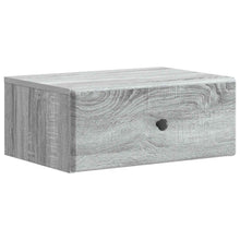 Wandbeugel Bedkast Grijs sonoma 49 x 34,5 x 20 cm Bewerkt hout