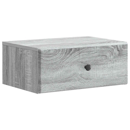 Wandbeugel Bedkast Grijs sonoma 49 x 34,5 x 20 cm Bewerkt hout