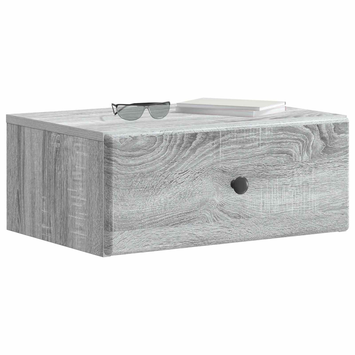Wandbeugel Bedkast Grijs sonoma 49 x 34,5 x 20 cm Bewerkt hout