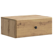 Nachtkastje 49x34.5x20 cm bewerkt hout Artisanaal eiken