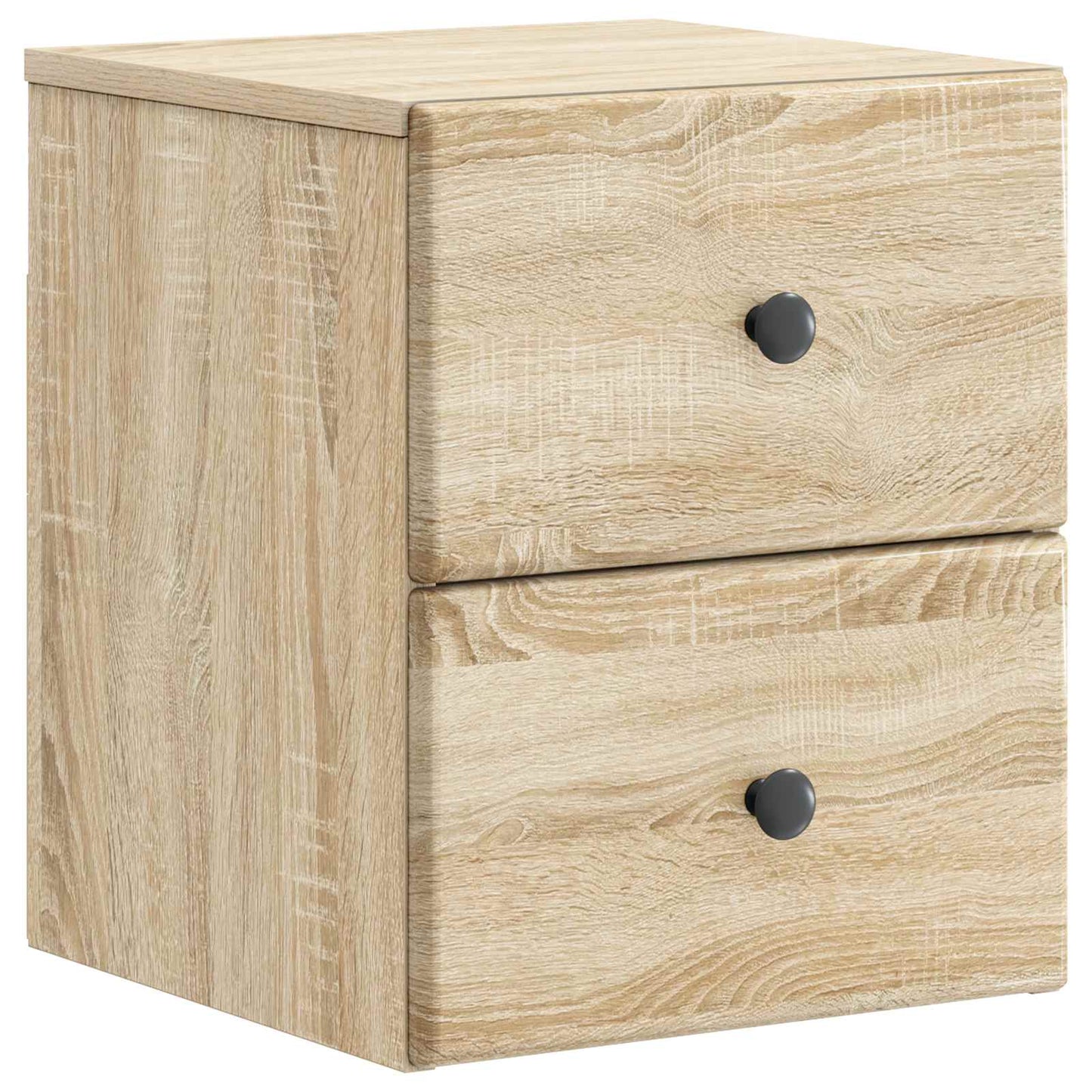 Wandbeugel Bedkast Sonoma Eiken 34,5 x 33 x 40 cm Bewerkt hout