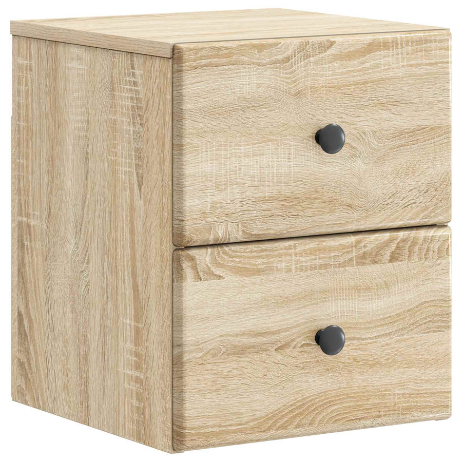 Wandbeugel Bedkast Sonoma Eiken 34,5 x 33 x 40 cm Bewerkt hout