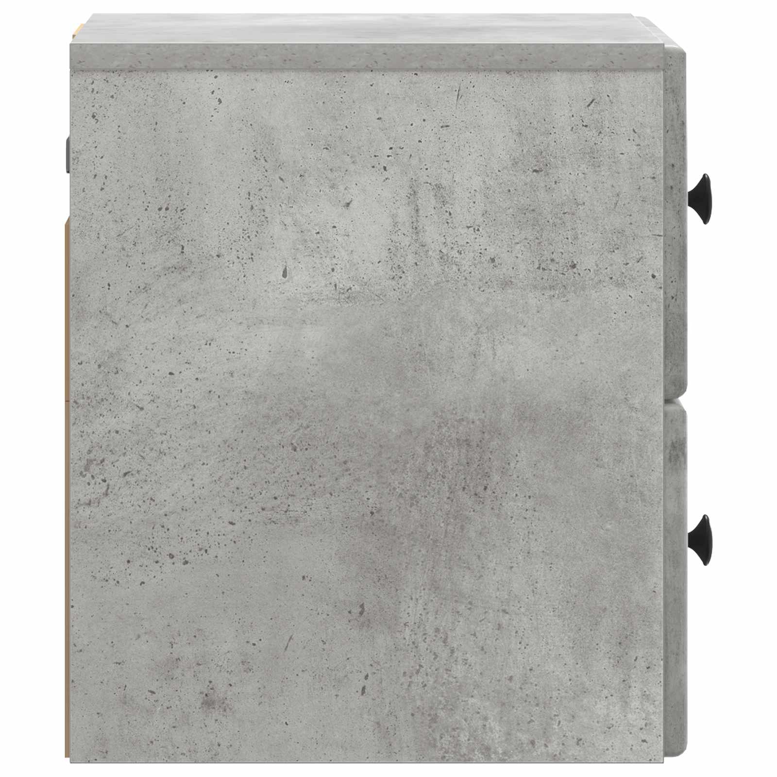 Wandbeugel Bedkast met lade 2 pcs Betongrijs 34,5 x 33 x 40 cm