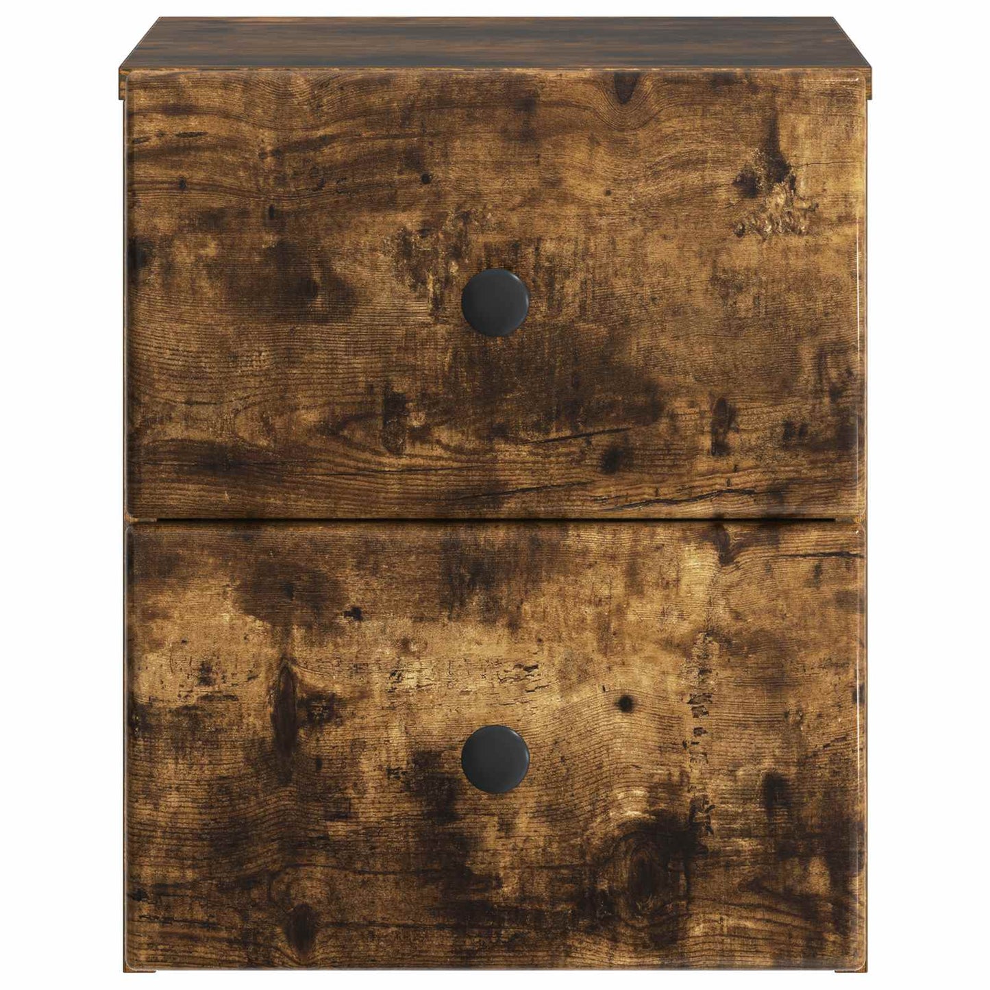 Wandbeugel Bedkast 2 pcs Gerookt eiken 34,5 x 33 x 40 cm