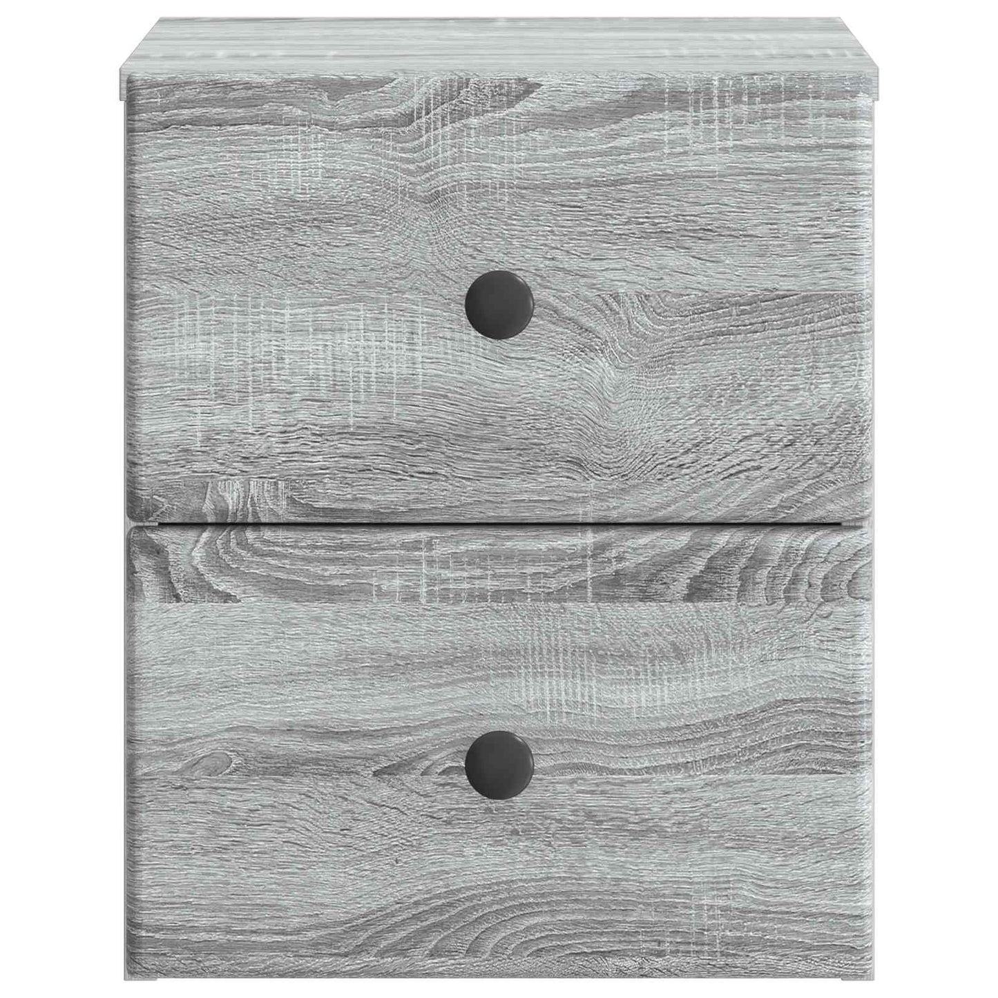 Wandbeugel Bedkast Grijs sonoma 34,5 x 33 x 40 cm Bewerkt hout