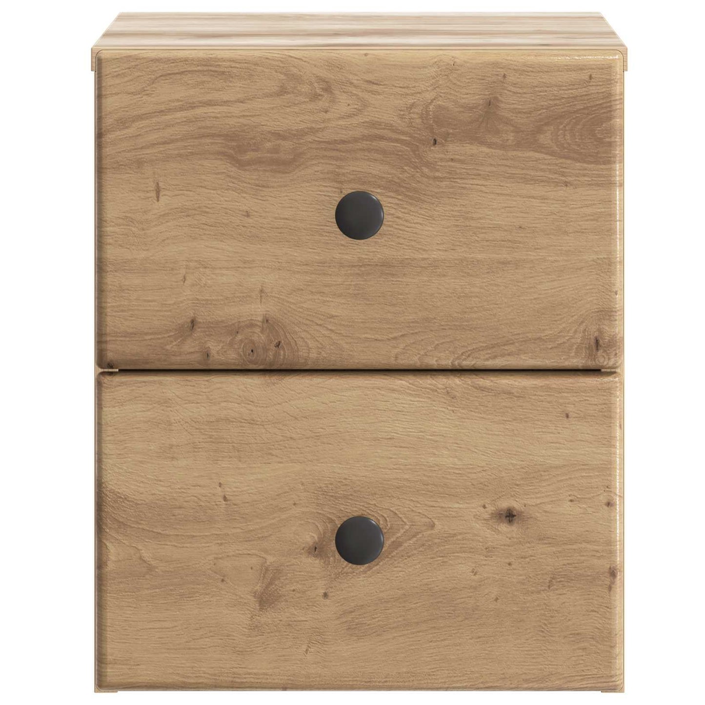 Wandbeugel Bedkast met lade Artisanaal eiken 34,5 x 33 x 40 cm