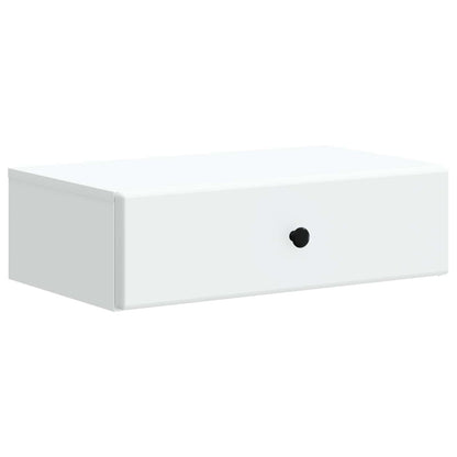 Wandmontage Zijtafel Wit 59 x 34,5 x 17 cm Bewerkt hout