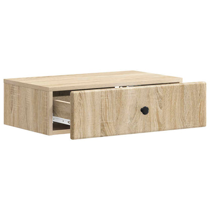 Wandmontage Zijtafel Sonoma Eiken 59 x 34,5 x 17 cm