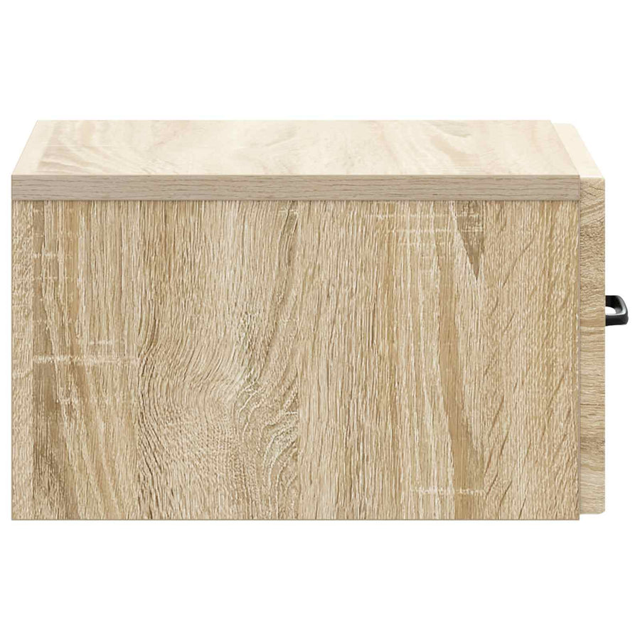 Wandmontage Zijtafel Sonoma Eiken 59 x 34,5 x 17 cm